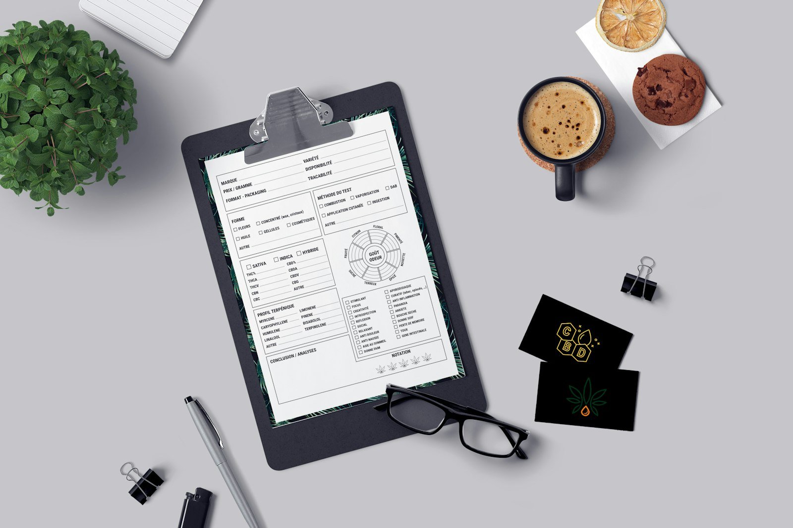 Clipboard with a building inspection checklist on a desk
